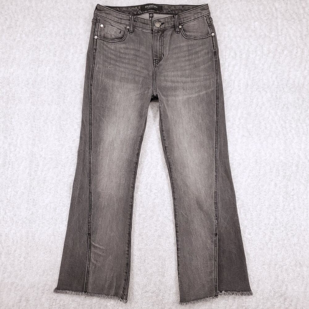 Women's Gray Flare Jeans